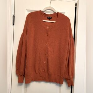 Universal Standard Balloon Sleeve Cardigan.